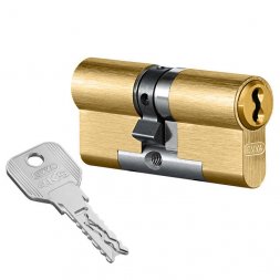Цилиндр Evva 4KS 102 (46x56) ключ-ключ латунь