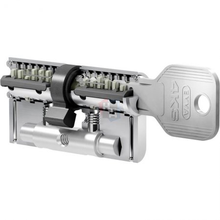 Цилиндр Evva 4KS 157 (76x81) ключ-ключ никель