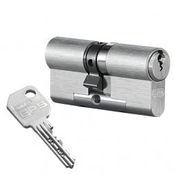 Цилиндр Evva EPS 92 (46x46) ключ-ключ никель