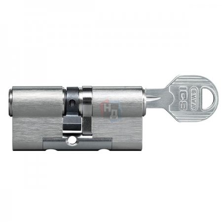 Цилиндр Evva ICS 127 (61x66) ключ-ключ никель