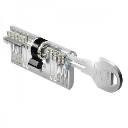Цилиндр Evva ICS 122 (61x61) ключ-ключ никель