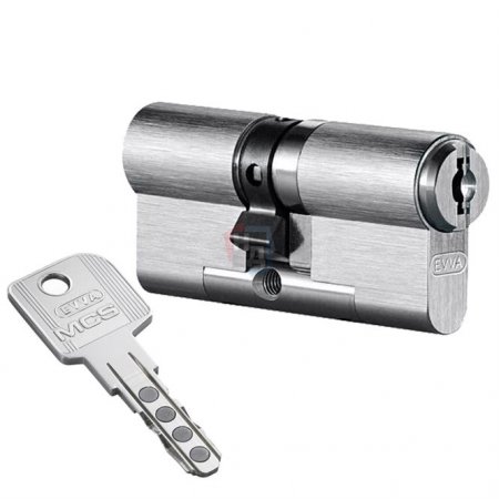 Цилиндр Evva MCS 157 (71x86) ключ-ключ никель