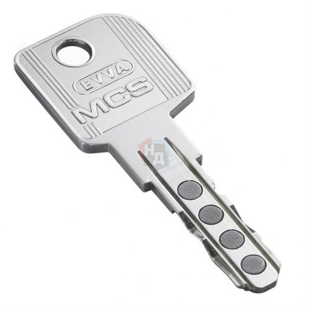 Цилиндр Evva MCS 97 (46x51) ключ-ключ никель