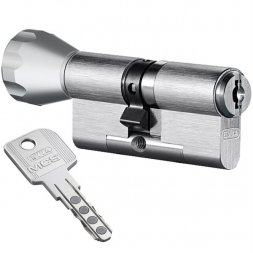 Цилиндр Evva MCS 92 (46x46T) ключ-тумблер никель