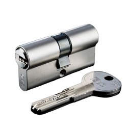 Цилиндр Iseo R6 85 (40x45) ключ-ключ хром