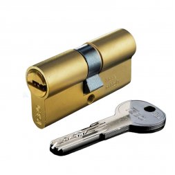 Цилиндр Iseo R6 90 (50x40) ключ-ключ латунь