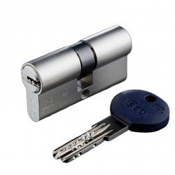 Цилиндр Iseo R7 85 (45x40) ключ-ключ хром