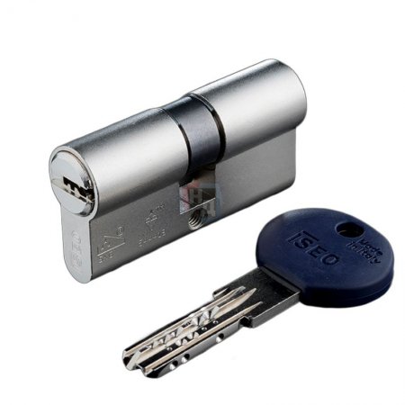 Цилиндр Iseo R7 80 (40x40) ключ-ключ хром