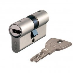 Цилиндр Iseo R90 Gera 40 (30x10) ключ-половинка хром