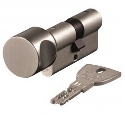 Цилиндр Iseo R90 Gera 85 (30x55T) ключ-тумблер хром