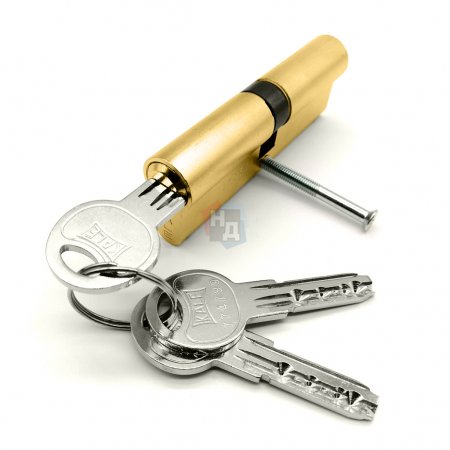 Цилиндр Kale 164 SNC 68 (31x37) ключ-ключ латунь
