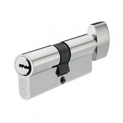 Цилиндр MVM A6P 50 (25x25T) ключ-тумблер хром