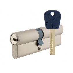 Цилиндр MUL-T-LOCK Integrator 75 (35x40) ключ-ключ NST никель сатин