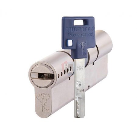 Цилиндр MUL-T-LOCK MTL600/Interactive+ 80 (35x45) ключ-ключ NST никель сатин