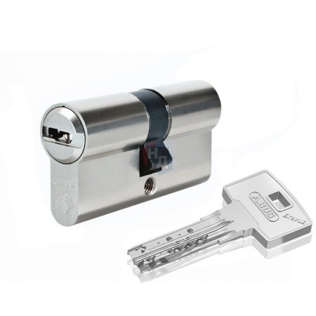 Цилиндр Abus Bravus 4000 Compact 130 (70x60) ключ-ключ никель