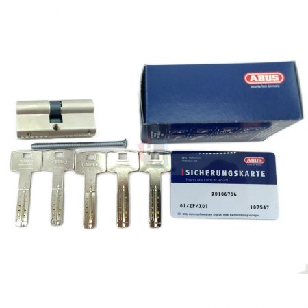 Цилиндр Abus M12R 110 (55x55) ключ-ключ никель