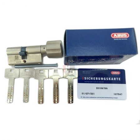 Цилиндр Abus M12R 100 (35x65T) ключ-тумблер никель