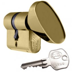 Цилиндр Titan K1 A 120 (65x55T) ключ-тумблер латунь