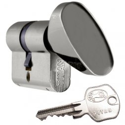 Цилиндр Titan K1 A 90 (45x45T) ключ-тумблер никель