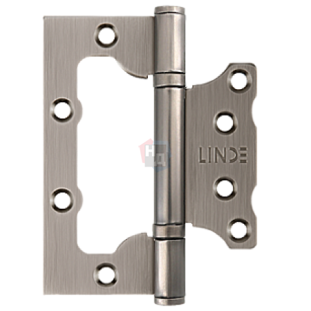 Петля дверная накладная Linde HB-100 MA 100*77*2.5 антрацит матовый