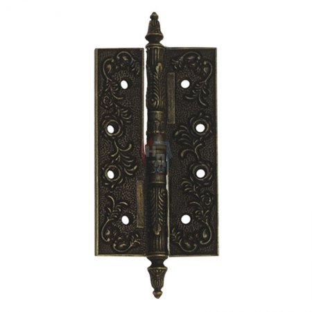 Петля дверная врезная RDA Antique Collection 125*75 бронза античная (правая)