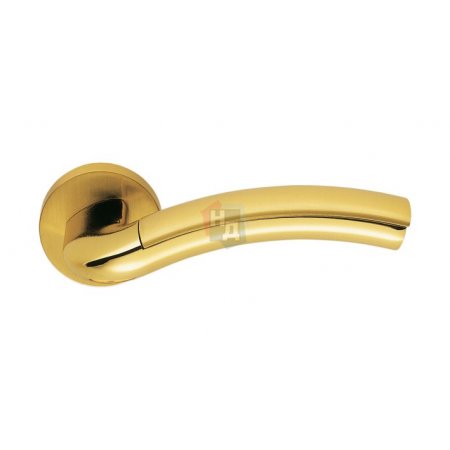 Дверная ручка Colombo Design Milla LC 31 полированная латунь/матовое золото