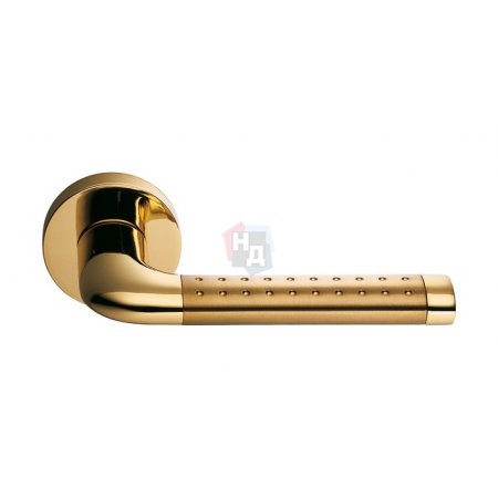 Дверная ручка Colombo Tailla LC 51 золото матовое/латунь полированная