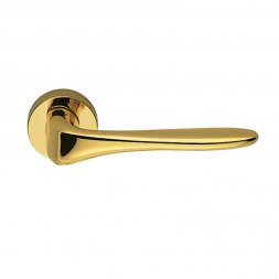Дверная ручка Colombo Madi AM 31 полированное золото (розетка 45мм)