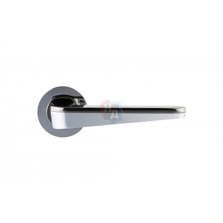 Дверная ручка Gavroche PALLADIUM хром / никель черный