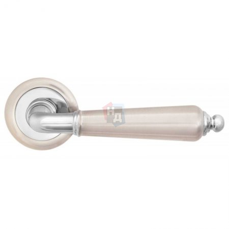 Дверная ручка MVM ERIS Z-1221 SN/CP матовый никель - полированный хром