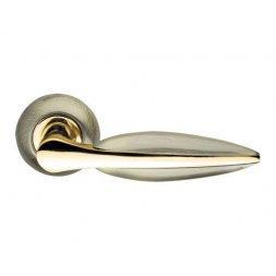 Дверная ручка Armadillo Lacerta LD58-1 AB/SG-6 бронза / золото матовое