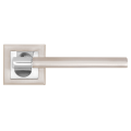 Дверная ручка MVM GROTTI A-2006 SN/CP матовый никель - полированный хром