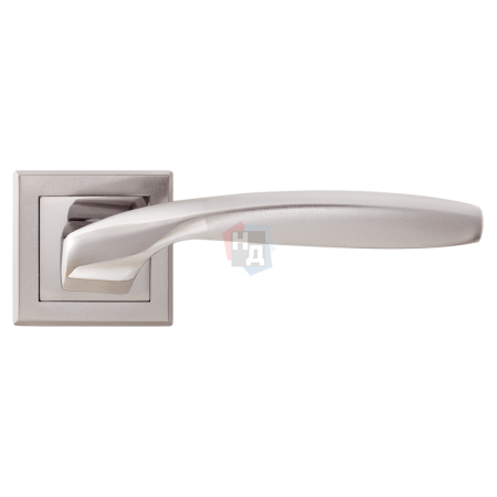 Дверная ручка MVM TEZA Z-1325 BN/SBN черный - матовый никель