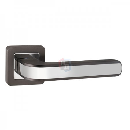Дверная ручка Punto NOVA QR GR/CP-23 графит / хром