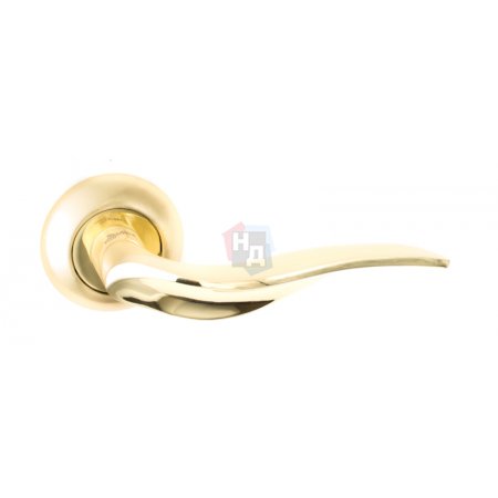 Дверная ручка Safita R14H 011 SG/GP матовое золото / золото