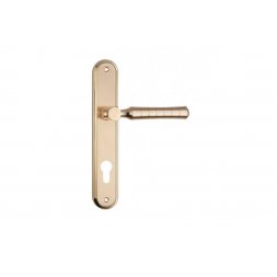 Дверная ручка на планке PZ SIBA Pisa 85 мм золото матовое, золото (21 11)