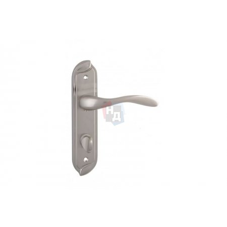Дверная ручка на планке WC SIBA Venice 62 мм никель матовый (22 22)