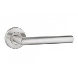 Дверная ручка на розетке SIBA Paris SSR01 нержавеющая сталь (22 22)