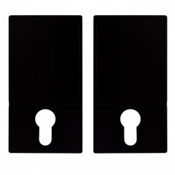 Ручка для распашных дверей AGB WAVE PZ черный матовый (B300030093)