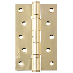 Петля дверная врезная SIBA 2BB 125*75*3 BP латунь полированная универсальная (усиленная)