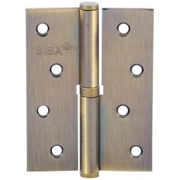 Петля дверная врезная SIBA 1BB 100*75*2.5 AB бронза античная правая