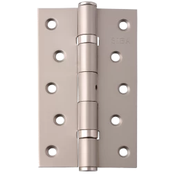 Петля дверная врезная SIBA 2BB 125*75*3 PN никель перламутровый универсальная (усиленная)