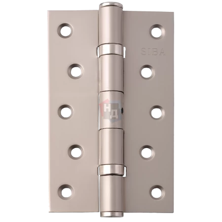 Петля дверная врезная SIBA 2BB 125*75*3 PN никель перламутровый универсальная (усиленная)