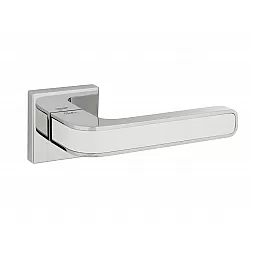 Дверная ручка SIBA NANO R09 хром, белый (07 10)