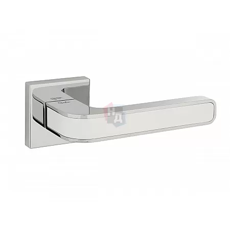 Дверная ручка SIBA NANO R09 хром, белый (07 10)