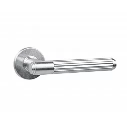 Дверная ручка UNIQUE EXA Tube RO24 хром матовый