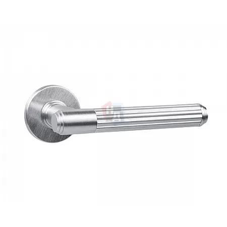 Дверная ручка UNIQUE EXA Tube RO24 хром матовый