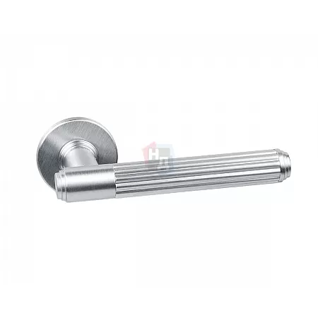 Дверная ручка UNIQUE EXA Tube RO24 хром матовый