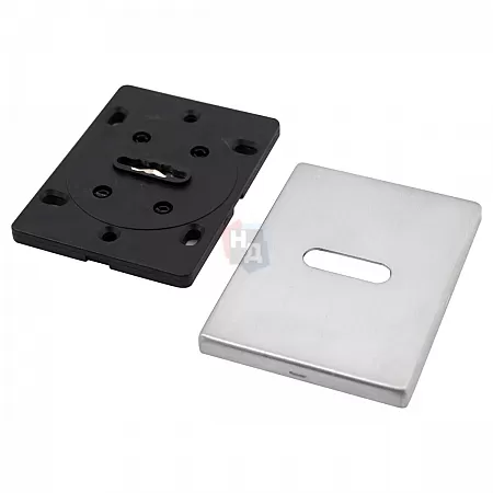 Накладка Protect під сувальдний ключ 60X80mm WSC хром матовий (розтискна)