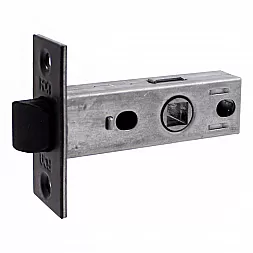 Защелка межкомнатная RDA 256 BL черный матовый (пластиковый язычок)